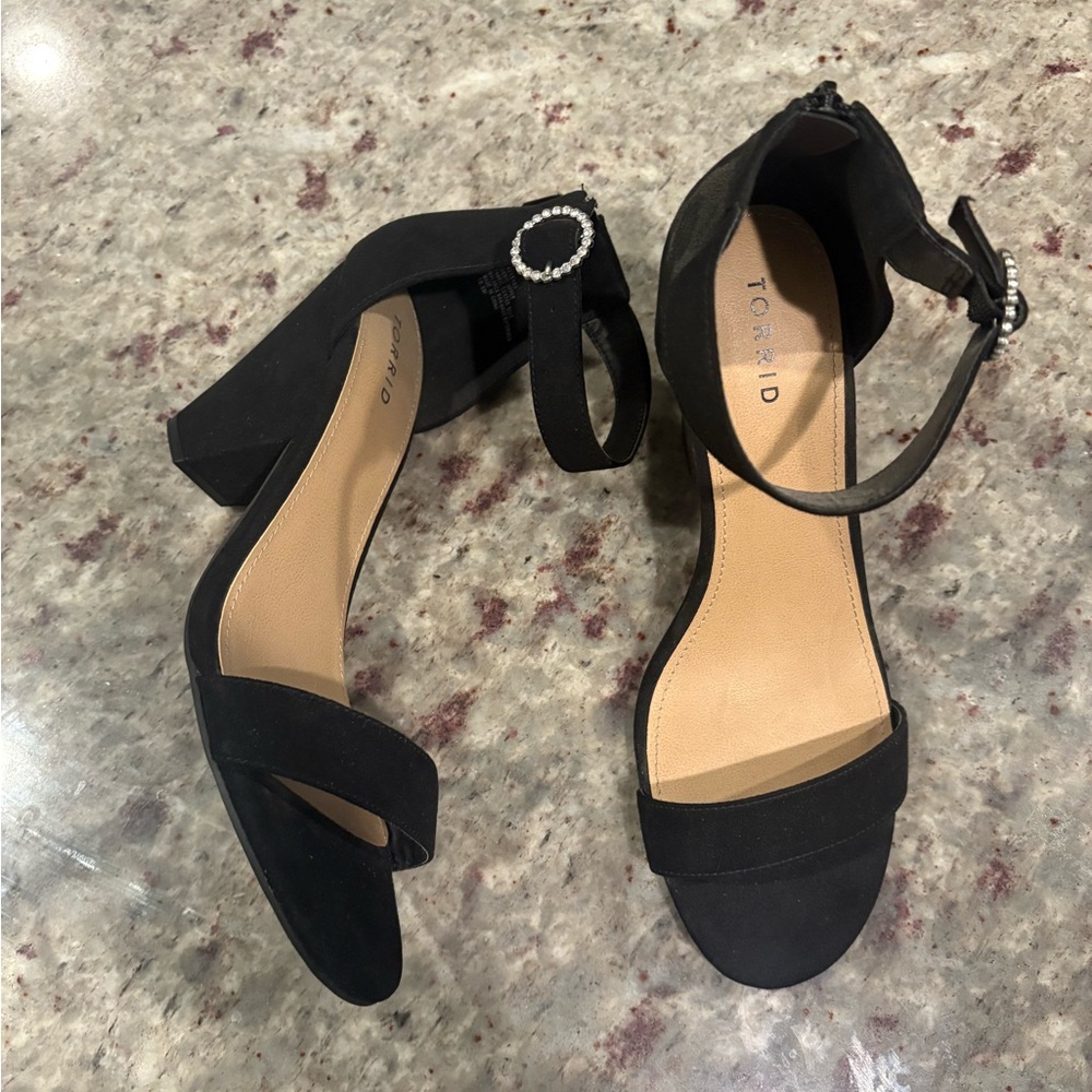 Torrid Elegant Black Block Heels